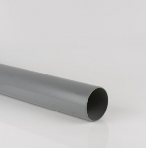 Brett Martin 32mm Grey Push Fit Waste Pipe 3mtr W9200G
