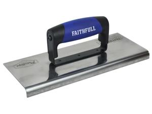 Faithfull Prestige Stainless Curved Edging Trowel 250 x 100mm