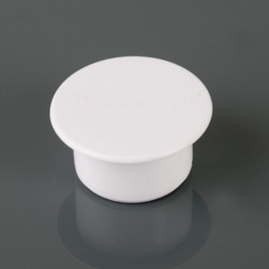 Brett Martin 32mm White Push Fit Socket Plug W904W
