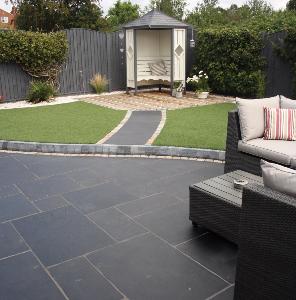 Classicstone Carbon Black Limestone Paving 18.9m² Project Pack