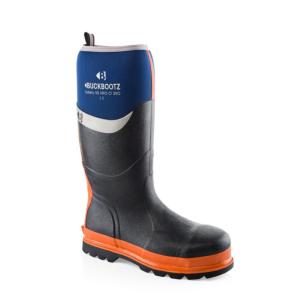 Buckler Buckbootz S5 Safety Wellington Boots Blue/Orange
