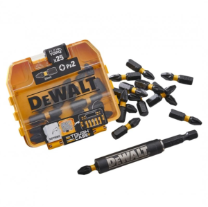 Dewalt 25pc Impact Driver Bits + FREE Bit Holder