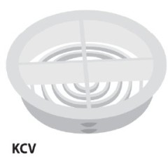 Timloc Circular Push In Soffit Vent White 1140