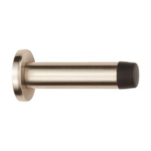 Doorstop Satin Nickel Cylinder With Rose