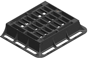 430 x 370 x 100mm D400 Hinged Gully Grate and Frame