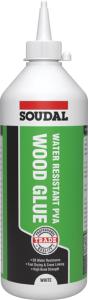 Soudal Water Resistant Wood Glue 1ltr Bottle