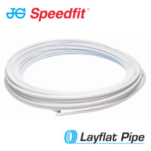 Speedfit Layflat Barrier Pipe Coil 15mm white