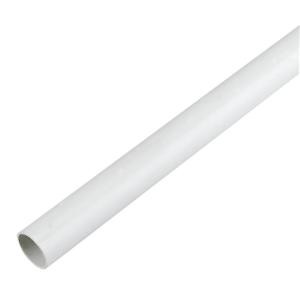 White 21.5mm Overflow Pipe 3mtr Length