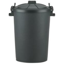 90ltr Poly Dustbin with Lid