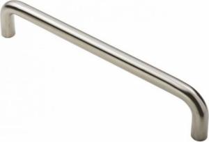 D Pull Handle 300mm x 19mm dia Bolt Through CSD1300SSS