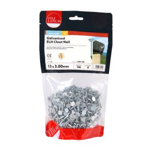Clout Nails Galvanised Extra Large Head