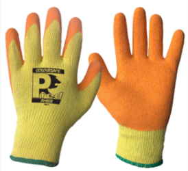 Latex Grippa Gloves Orange