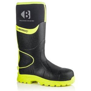 Buckler Buckbootz S5 Safety Boots Black/Hi Vis Yellow