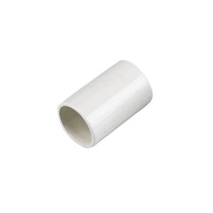 White 21.5mm Overflow Straight Connector