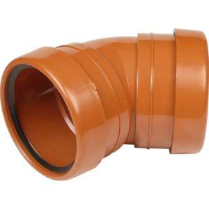 Aquaflow 110mm U/G 45 Deg Double Socket Bend UGB45