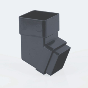 Brett Martin 65mm Black Square Downpipe Bend 112.5° BR509B