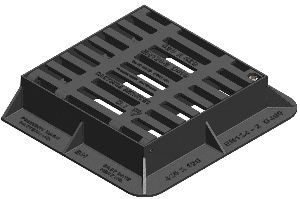 420 x 420 x 100mm D400 Gully Grate and Frame
