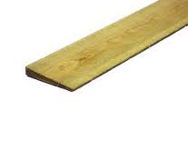 125 x 22mm (ex) Featheredge Green Treated Boards