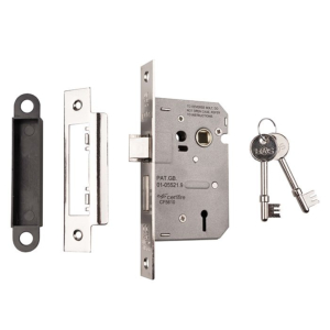 3 Lever 2.5" Contract Mortice Sashlock LSE5325NP/BP 