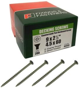 Decking Screws 4.5 x 60mm (200)