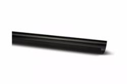 Aquaflow 112mm Black Half Round Gutter 4mtr AG4BL