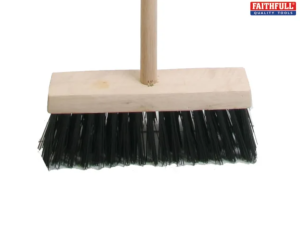 Faithfull PVC Broom 13" Head c/w Handle