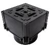 ACO Hexdrain Corner Unit c/w Black Grate