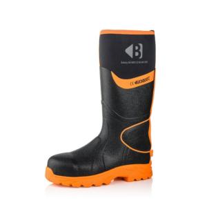 Buckler Buckbootz S5 Safety Boots Black/Hi Vis Orange