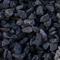 Dark Grey Limestone Chippings 20mm Bulk Bag