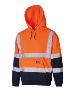 orange hi vis sweatshirt