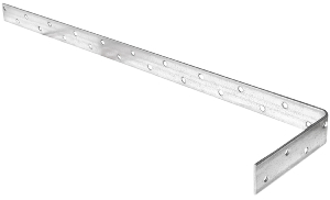 Light Duty Restraint Strap 300mm Bent 100mm Galvanised