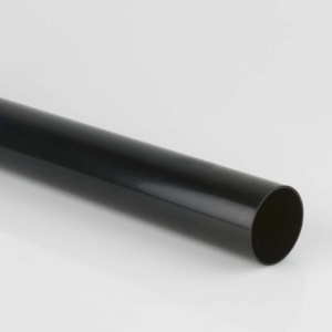 Brett Martin 68mm Black Round Downpipe 2.5mtr  BR201B