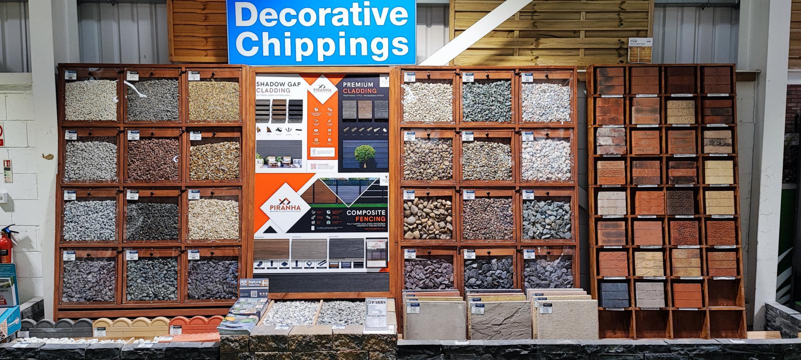 joseph parr stockton showroom decorative chippings