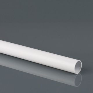 Brett Martin 32mm White Push Fit Waste Pipe 3mtr W9200W