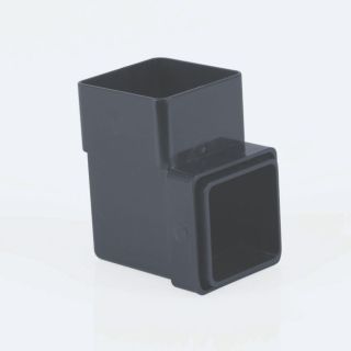 Brett Martin 65mm Black Square Downpipe Bend 92.5° BR508B