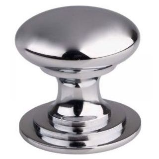 Victorian Cupboard Knob 38mm Polished Chrome (1pc) M47CCP