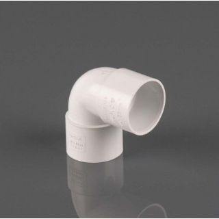 Brett Martin 40mm White Solvent Weld 90° Knuckle Bend W2120WP