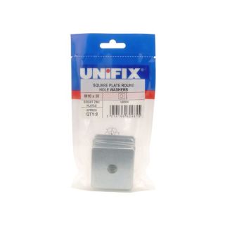 M10x50 x3.0 Square Plate Washer BZP (Bag 8) UB5300