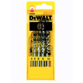 Dewalt Extreme Masonry Drill Bit Set, 5 Piece  DEWDT6956QZ