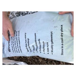 Pure Willow Woodchip Bark 0.63m Bulk Bag