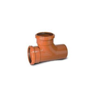 Polypipe 160mm 87.5* Double Socket Equal Junction UG624       (5)
