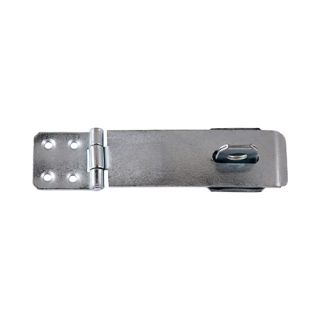 Safety Pattern Hasp & Staple   125mm 5 Zinc Plated HS4ZP