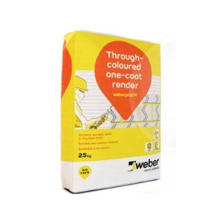 Weberpral Monocouche Render 25Kg 2500 Chalk 521140029