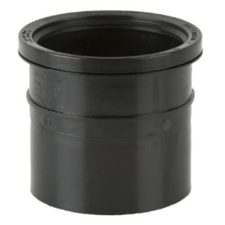 Brett Martin110mm Black Single Socket Soil Coupling BS432B