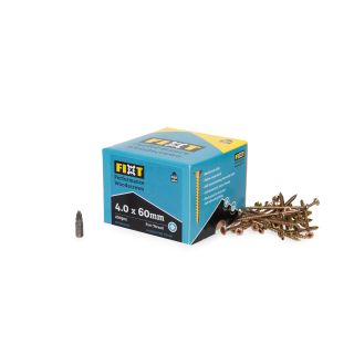 Fixt Performance Wood Screws 4.0 x 60mm (Box of 200)