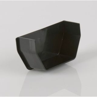 Brett Martin 114mm Black Square Gutter Internal Stopend BR056B