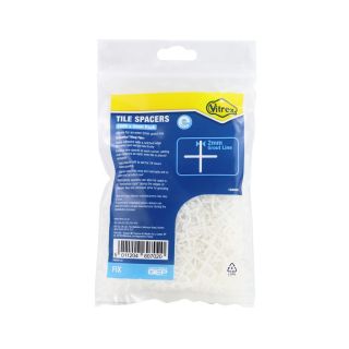 Vitrex 7mm Essential Tile Spacers 100/bag VIT102015