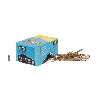 Fixt Performance Wood Screws 5.0 x 90mm (Box of 100)