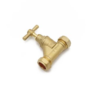 VS Brass Stopcock 22mm EN1213 WRAS 10145118