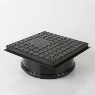 Brett Martin U/G 315mm Dia Square Plastic Chamber Sealed Lid B3154